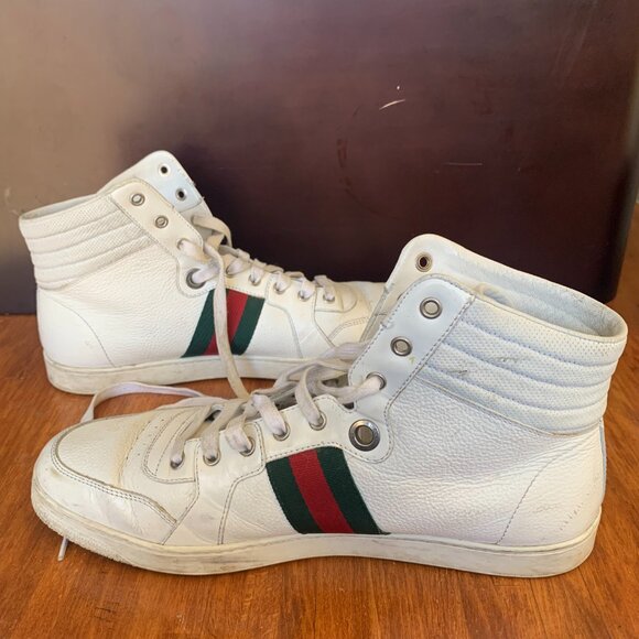 Gucci Men's Coda High-Top Sneakers - Picture 14 of 16